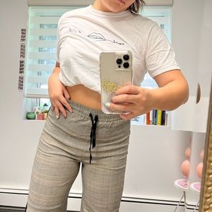 Forever 21 striped dress pants